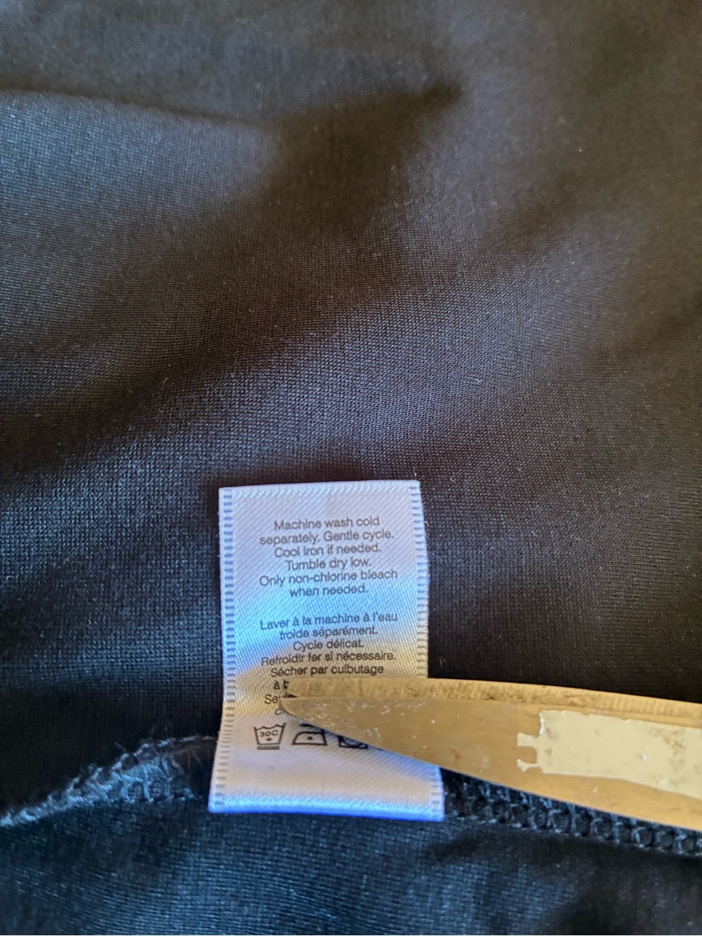 Coldwater Creek Destinations Seamed Black Dress Size X-Large - Picture 8 of 9